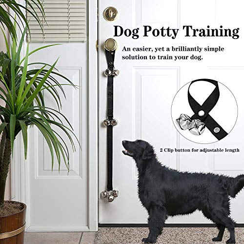 MELD Dog Door Bell for Potty Training Adjustable Dog Doorbell Training
