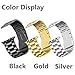Compatible for Apple watch band 42mm 44mm Series 5, Upgraded Version Solid Stainless Steel Metal Apple Watch Strap Replacement iWatch bands 44mm Series 5 for Apple Watch Series 1/2/3/4/5(gold)