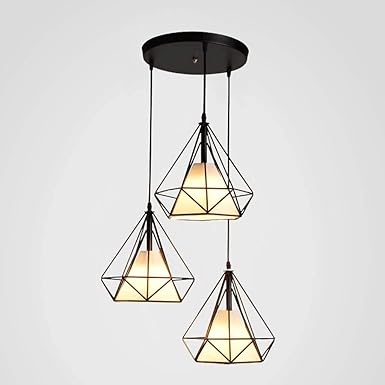 Deckenleuchte - Kronleuchter Drei Eisen-Lampe Kronleuchter, Dachböden