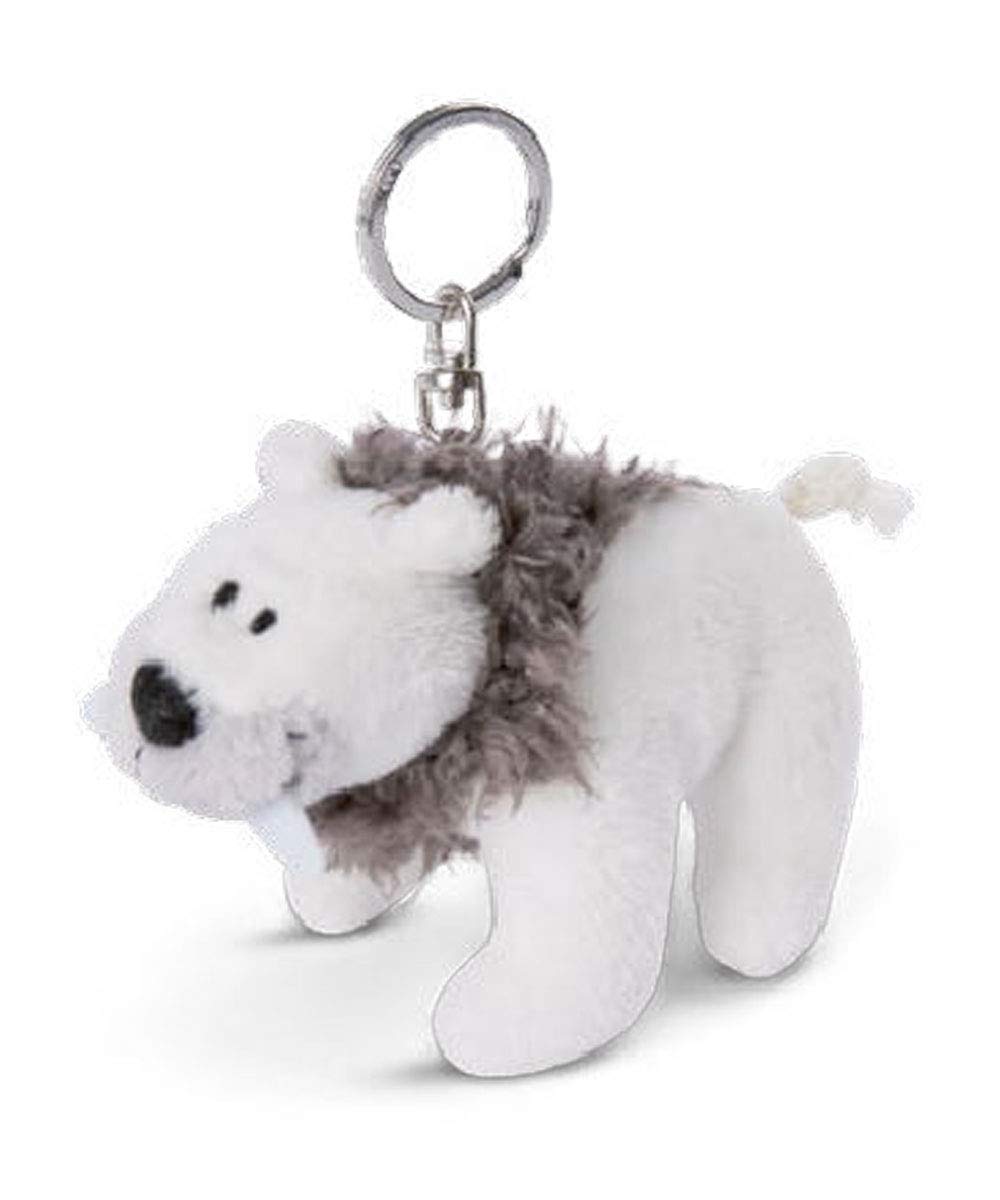 NICI 46640 Key Ring Sabre-Toothed Polar Bear Thorben 10cm, 10 cm keyholder
