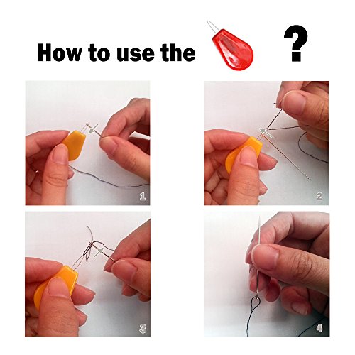 image for BIGTEDDY - 72pc Beginner Embroidery Sewing Kit Tools Travel Emergency 