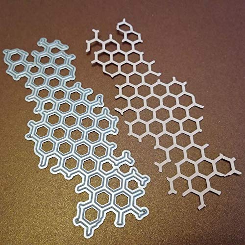 Honeycomb Metal Cutting Dies Stencil Scrapbooking Photo Album Card Paper Embossing Craft DIY Dies Cut