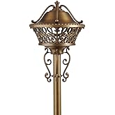 VOLT ShadowMaster 12V Integrated LED Cast Brass Path Light (Bronze) for Low Voltage Landscape Lighting on Outdoor Pathway, Wa