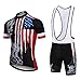 Cycling Jersey and Shorts Set Men Breathable Bike Shirt Summer Outdoor Youth Bicycle Clothing