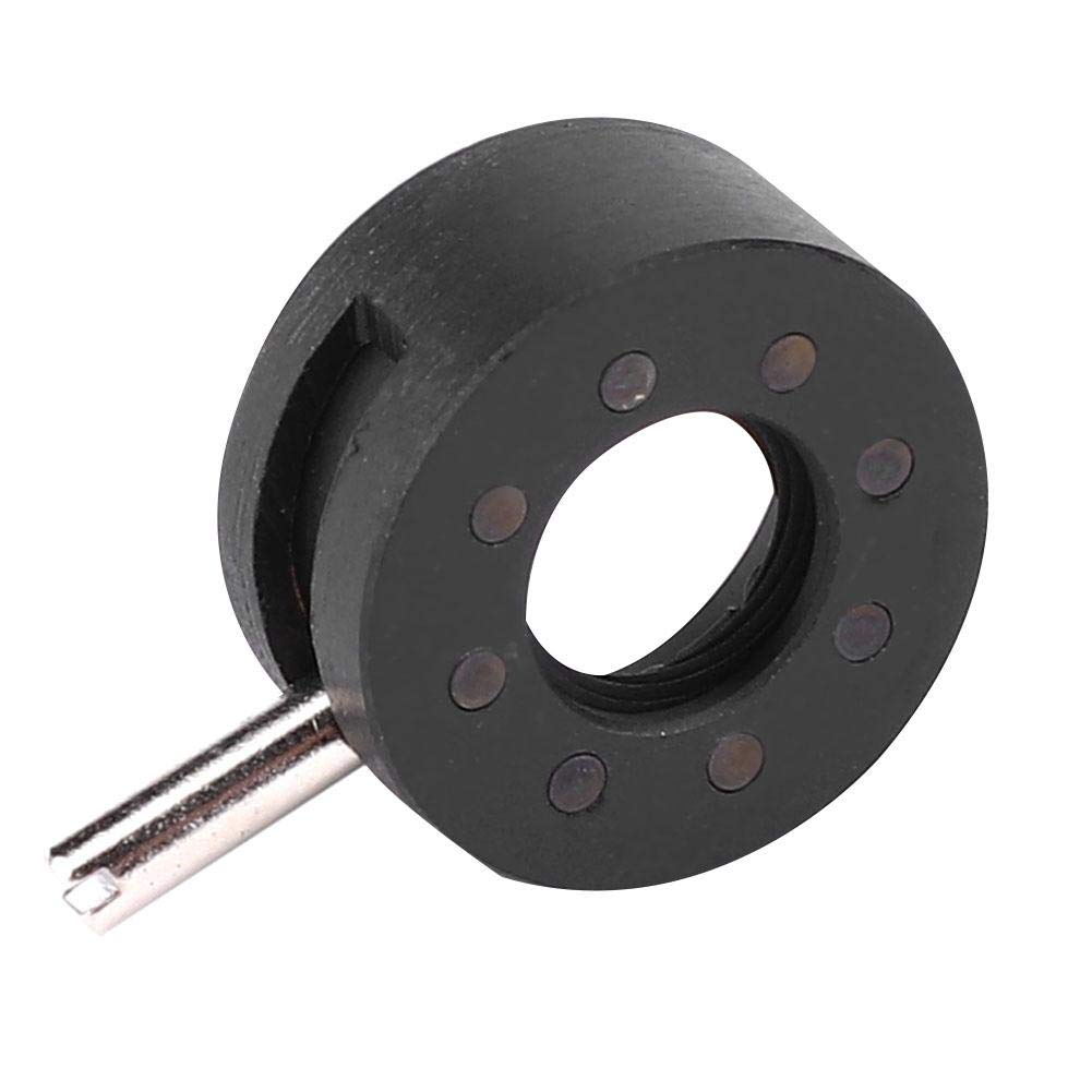 Adjustable Iris Aperture Diaphragm 1.5-25mm Microscope Adapter Optical Diaphragm for Microscope Lens SK6 with Adjustable Aperture
