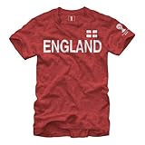 Fifa Mens World Cup 2014 England National Team Bold Across T-Shirt