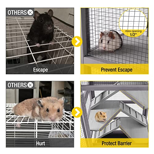 Aivituvin Ferret Cage Rat Cage for Chinchilla, Lizard,Squirrel