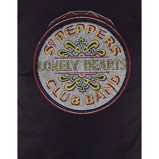 Générique The Beatles T Shirt Original SGT Pepper Drum Band Logo Officiel Homme Nouveau – Image 3