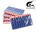 CLOURF 100 Pcs 7.2cm Foam Darts for Nerf N-strike Elite Series (Blue)