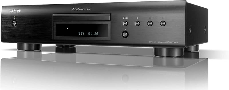 Denon DCD-600NE CD Player HiFi System Optical Output Black AL32 Pure Direct