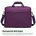 CoolBELL 15.6 inch Laptop Bag with free buggy bag Messenger shoulder Briefcase hand bag Oxford Cloth Multi-compartment For iPad Pro/Macbook/Asus/Lenovo for Men/Women/Business (Purple)