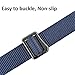 FAIRWIN Tactical Belt, Military Style Webbing Riggers Web Gun Belt with Heavy-Duty Quick-Release Metal Buckle (Black) (Black-2 Ply, S 30
