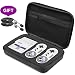 2 10ft Extension Cable and Hard Carrying Case for Super NES Classic, SNES Classic, Super Nintendo Classic Mini