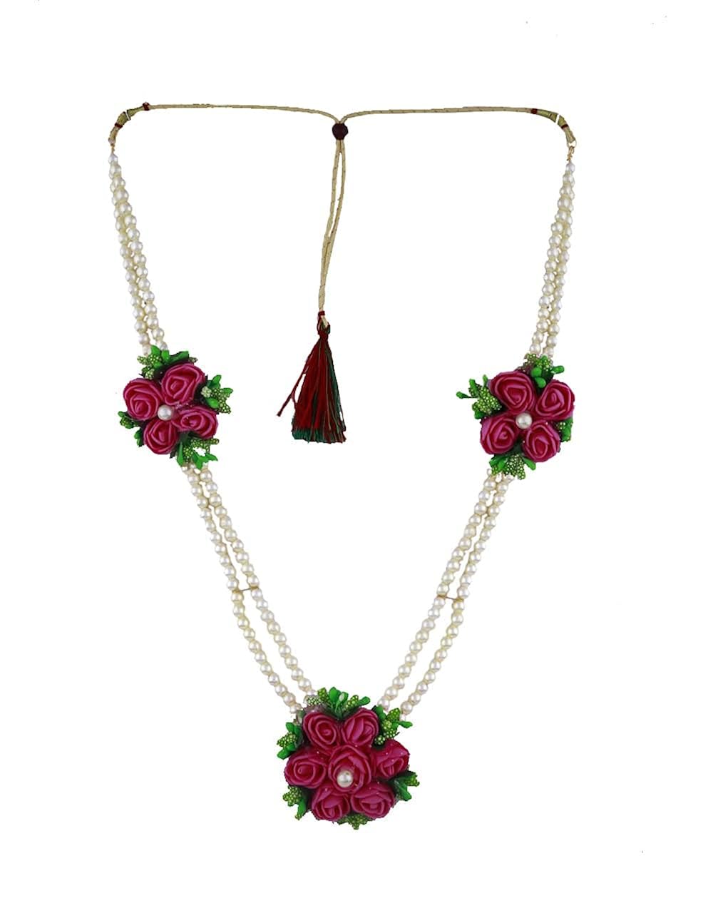 Buy Anuradha Art Adorable Pink Colour Flower Jewellery
