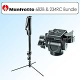 Manfrotto 682B Monopod & 234RC 3D Swivel Tilt QR Head