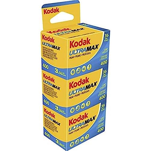 Kodak KOD103202 Negativfilm, 35 mm, Ultra Max gc 400-36 Tripack, Mehrfarbig