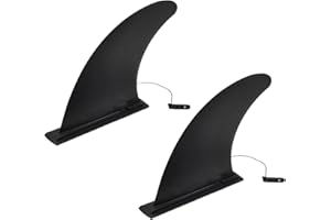Jashem Surf Board Fin 9" Inflatable Paddleboard Replacement Fin for Paddle Board - Quick Release Slide Surfboard Fins