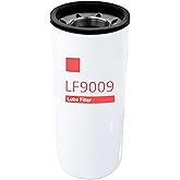 LF9009 Oil Filter Compatible with Cummins ISC 8.3L ISL9 QSL9 Engines | Lube Filter Fits Select ISM N14 M11 Diesel Engines, Replaces 3401544 XLF75000,AT193242