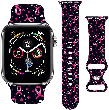 Amazon.com: Breast Cancer Awareness Smartwatch Bands Pink  display picture 1