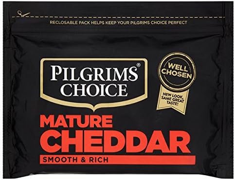 ( 12 Pack ) Pilgrims Choice Mature Cheddar 350g
