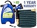 Expandable Garden Hose - Water Hose - Pocket Hose for Watering - Flexible Expandable Hose 50 ft - Set with Flex Expanding Garden Hose - Lightweight Hose Reel - Brass Fittings - 8 Function Spray Nozzle