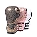 Electric Magic 10oz Pro Grade Python Style Gold Boxing Gloves Kickboxing Bagwork Gel Sparring Training Gloves Punching Bag Mitts Men & Women