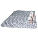 Bukm Ironing Blanket, Magnetic Ironing Mat Laundry Pad, Quilted Washer Dryer Heat Resistant Pad, Ironing Board Covers (33 1/2" x 19", Grey) (Grey)