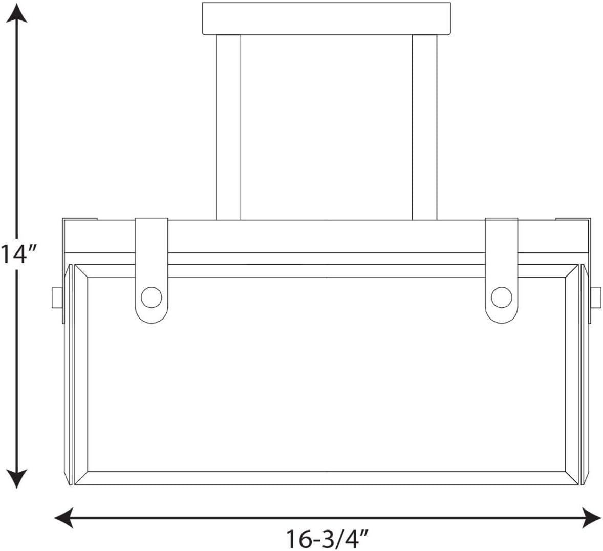 Progress Lighting P350090-020 Glayse Close-to-Ceiling, Antique Bronze: Home Improvement