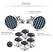 Jstyle Carbon Fiber Cufflinks and Studs for Men Tuxedo Shirts Business Wedding