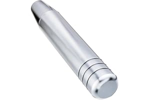 Abfer Long Shift Knob Car Gear Stick Weighted Shifter Knobs Extension Metal Shifting Lever Fit Most Manual Automatic Transmission Vehicle (Silver)