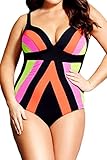 FIYOTE Women Plus Size Strapped One Piece/Bikini Swimwear Swimsuit