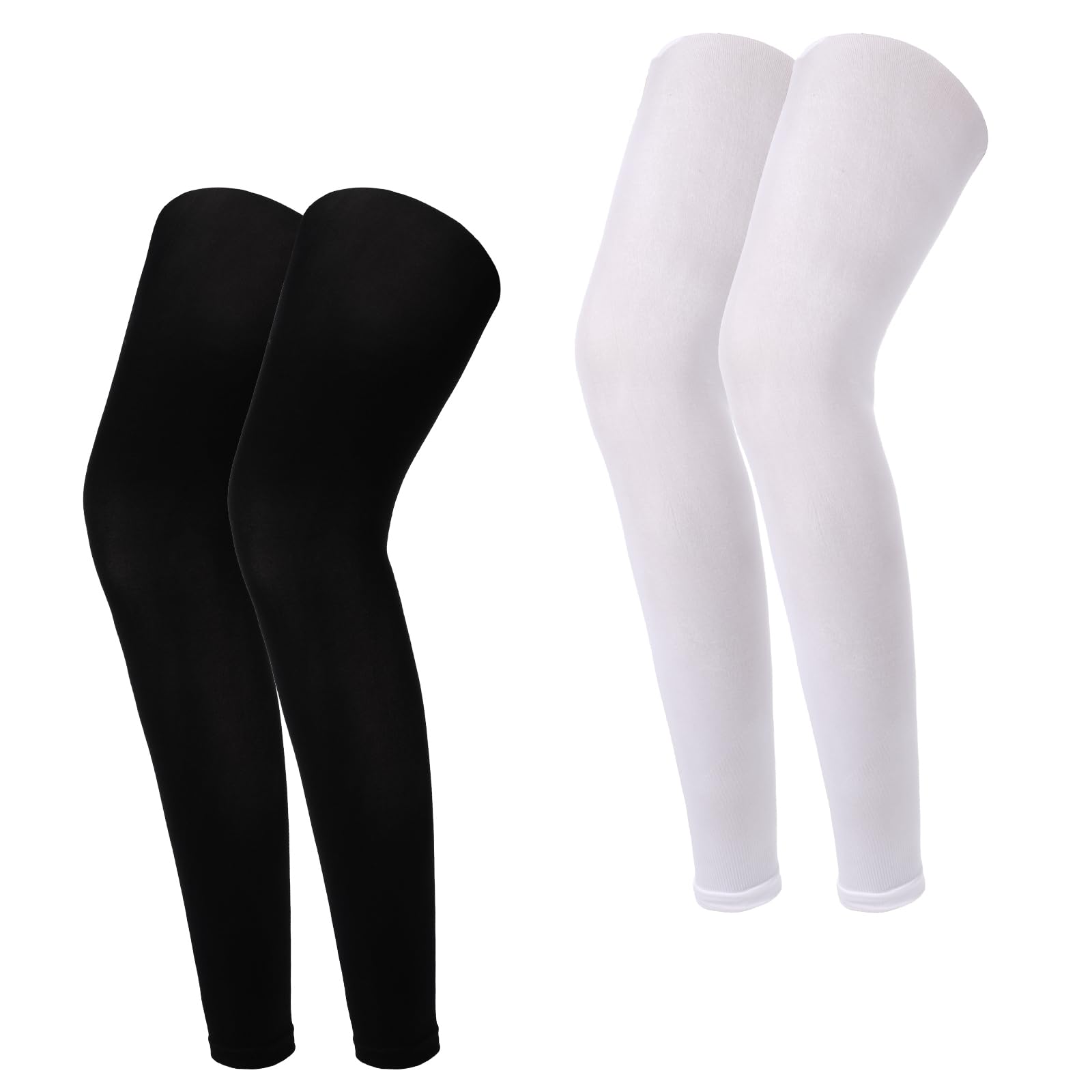 Photo 1 of ***MISSING PARTS***
2 PCS Full Leg Compression Sleeve, Leg Sleeves Compression Long Knee Sleeve, Compression Leg Sleeves Basketball, Leg Compression Sleeves for Men Women Running, Cycling, Football(White Black)