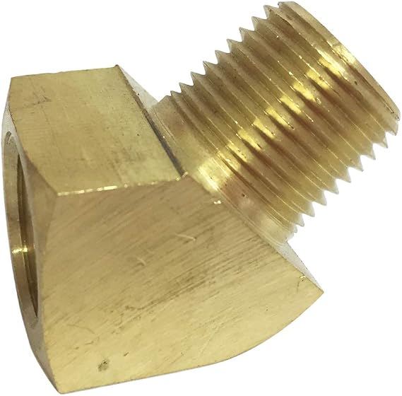 thumbnail image 2 of 1/2" NPT Heavy Duty Brass Street Tee – Male To Female Extruded Fitting (NE-127A-B) 2 of 5