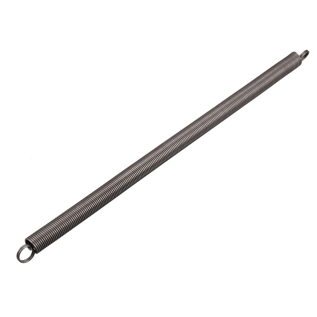 Sourcingmap Extension Spring - 1.4mm Wire Dia, 14mm OD, 300mm Free Length Spring Steel Small Dual Hook Tension Spring