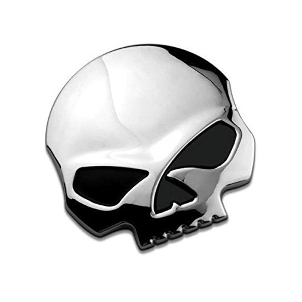 3D Metal Skull Car Sticker & Motorcycle Stickers 7*6.8cm Skull Emblem Sticker Car Trunk Styling Accessories Decals(1 pcs)