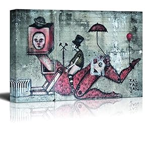 Wall26-Canvas Wall Art-Abstract Art-Giclee Painting Wall Bedroom Living House Decoration Home Art - 12x18 inches