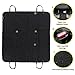 Pet Car Seat Cover for Cars, Moonsteps Waterproof Dog Hammock Seat Cover for Dogs, Cars Trucks Suv's & Vehicles, NonSlip Backing - Black