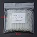 AZDENT Dental Orthodontic Ligature Ties for Braces Rubber Bands Clear White(1014 pcs/Bag) Dental Ligature Ties O-Rings Shapes Elastomeric Ligature Rubber Bands