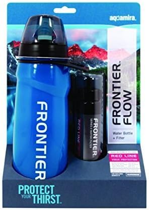 Aquamira Frontier 22 Oz Water Bottle and Virus Filter by Aquamira