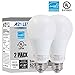 TORCHSTAR LED Dimmable 100W Equivalent A21 Bulb, Energy Star, UL-Listed, E26 Medium Base, 1600lm, 5000K Daylight, Omni-Directional LED Light Bulb for General Lighting, Pack of 2