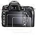 AFUNTA Screen Protectors Compatible Nikon D90, 2 Pack Anti-Scratch Tempered Glass Protective Films for DSLR Camera