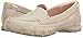 Skechers Women's Bikers Pedestrian Memory Foam Slip-On Moccasin,6.5 M US,Natural