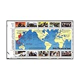 1945 WWII Victory At Last Collectible Stamp Block