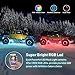 RGB LED Rock Lights Kit, Yvoone-Auto Underglow Multicolor Neon LED Light with Bluetooth Controller, Timing Function, Music Mode,Neon Lights Under Off Road Truck SUV ATV – 4 Podsthumb 1