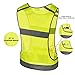 247 Viz Mesh Reflective Vest with Inside Pocket - High Visibility Reflective Running Gear Safety Vest Straps for Men, Women,Kids, for Night Running, Walking, & Cycling