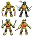 NEWEST! 4PCS Lot TMNT Teenage Mutant Ninja Turtles Action Figures Toy Set Xmas Gift（Without Original Box)