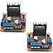 L298N Dual H Bridge Stepper Motor Driver Controller Board Module for Arduino UNO MEGA R3 Mega2560 Duemilanove Nano Robot(Pack of 2) by IFANCY-TECH