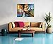 Large Canvas Print Wall Art – 7TH Avenue – 40x30 Inch Cityscape Canvas Picture Stretched On A Wooden Frame – Giclee Canvas Printing – Hanging Wall Deco Picture / e10850