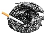 ATL Dragon Ashtray Statue Faux Stone Resin