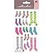 EK Success Brands Decorative Sticko Stickers, Crazy Socks
